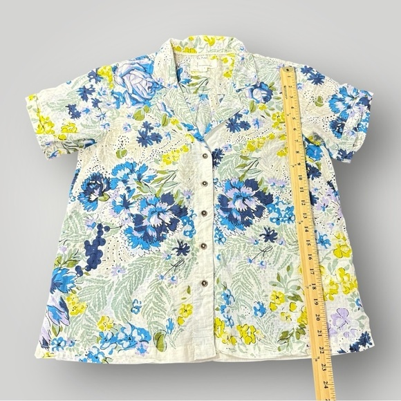 Anthropologie Printed Surf Shirt Sz Small - Picture 6 of 13